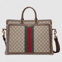 Fake Gucci Ophidia GG briefcase 547970 brown HV03625RY48