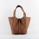 Fake Hermes Picotin 22cm Bags togo Leather 8616 coffee HV06561xE84