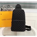 Fake Louis Vuitton AVENUE SLING BAG N41720 black HV02695uQ71
