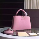 Fake Louis Vuitton Capucines BB Tote Bag 94754 Pink HV04563yQ90