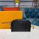 Fake Louis vuitton original Epi Leather COSMETIC POUCH PM M52030 black HV04187xR88