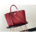 Fake Louis Vuitton original lockmeto lockme Tote Bag M54569 red HV02738yQ90