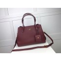 Fake Prada Calf leather bag 1127 Burgundy HV01275pE71
