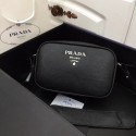 Fake Prada Calf leather shoulder bag 1841 black HV01632xR88
