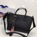 Fake Prada Concept Leather handbag 1BA175 black HV09718GR32