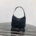 Fashion Prada Re-Edition nylon Tote bag MV519 black HV03236wc24
