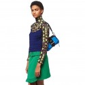 Fashion Prada Sidonie leather shoulder bag 1BD168 blue HV01574OM51