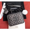 First-class Quality Chanel Original Leather Cosmetic Bag A93343 Black HV06428fm32