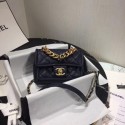 First-class Quality Chanel Shoulder Bag Original Leather Navy 50937 Gold HV05941VJ28