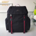 First-class Quality Gucci Techno canvas backpack 429037 black HV03143fm32