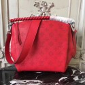 First-class Quality Louis Vuitton original Mahina Leather BABYLONE 51223 red HV04273xO55