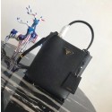 First-class Quality Prada Double Saffiano leather bag 1BA212 black HV06793fm32