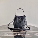 First-class Quality Prada Saffiano leather mini shoulder bag 1BE055 black HV01683fm32