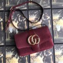 Gucci Arli small shoulder bag 550129 Burgundy suede HV07801xh67