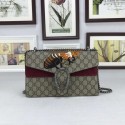 Gucci Dionysus GG Supreme Canvas Shoulder Bag 400249 bordeaux HV02863HB29