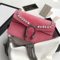 Gucci Dionysus GG Velvet leather mini Shoulder Bag A476432 pink HV05000kC27