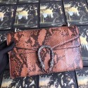 Gucci Dionysus medium python shoulder bag 403348 brown HV08703HB29