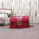 Gucci Dionysus Suede Shoulder Bag 488716 red HV00459Kd37