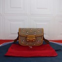 Gucci Disney x Mickey Mouse Small Shoulder Bag 602204 Brown HV06154vK93