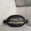 Gucci GG Calfskin Leather belt bag 476434 black HV10640CI68