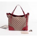 Gucci GG canvas shoulder bag 353120 red HV03202Mc61