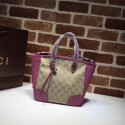 Gucci GG Canvas Top Handle Bag 353121 rose HV07095Qu69