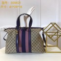 Gucci GG Canvas Top Handle Bags 309621 purple HV07326rh54