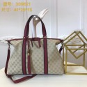 Gucci GG Canvas Top Handle Bags 309621 red HV06084Zr53