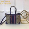 Gucci GG Canvas Top Handle Bags 353116 purple HV09943uZ84