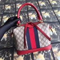 Gucci GG canvas top quality tote bag 523433 red HV02328DI37