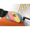 Gucci GG Marmont Matelasse Shoulder Bag 447632 Multicolored HV01779Jz48