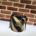 Gucci GG Marmont mini bucket bag 575163 black&apricot HV08180rd58
