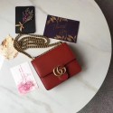 Gucci GG MARMONT Mini Shoulder Bag 431384 red HV03020HW50