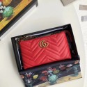 Gucci GG Marmont mini Shoulder Bag Calfskin Leather 443447 red HV05358Gw67