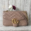 Gucci GG Marmont Shoulder Bag 443496 Apricot HV08376vX33