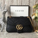 Gucci GG Marmont Shoulder Bag 443496 black HV01963DI37