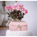 Gucci GG Marmont Shoulder Bag 443496 pink HV00051Dq89