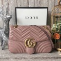 Gucci GG Marmont Shoulder Bag 443496 Pink HV01517PC54