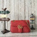 Gucci GG Marmont Shoulder Bag 443497 red HV01623VI95
