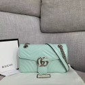 Gucci GG Marmont small shoulder bag 443497 Light green HV11391bT70