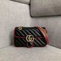 Gucci GG Marmont small shoulder bag 446744 black HV06595VF54