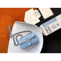 Gucci GG Marmont small shoulder bag 446744 Pastel blue HV10740DS71