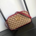 Gucci GG Marmont small shoulder bag 447632 red HV04478MO84