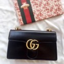 Gucci GG Marmot Original Shoulder Bag 431777 Black HV04597uU16