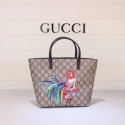 Gucci GG new fabric tote bag Cock 410812 brown HV11069Kn56