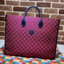 Gucci GG shopping bag 659980 red HV01403HB29