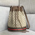 Gucci GG Supreme Canvas Shoulder Bag 504441 brown HV05635Qu69