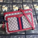 Gucci GG Supreme medium shoulder bag 523354 red HV10055Cw85