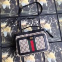 Gucci GG Supreme small shoulder bag 523354 black HV04523Xp72