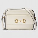 Gucci Horsebit 1955 small shoulder bag 645454 White HV07169nB26